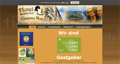 Desktop Screenshot of hotel-chapeau-noir.de
